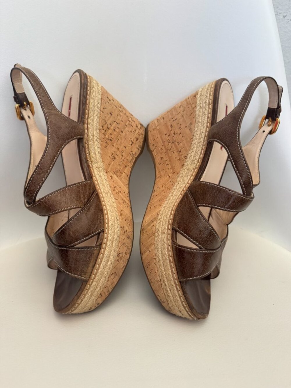 Prada Sport Crossover Espadrille Wedges - Picture 5 of 8